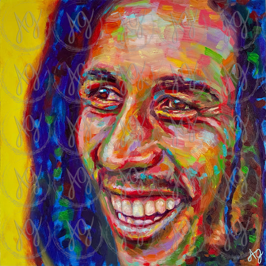 Toile "Bob Marley"