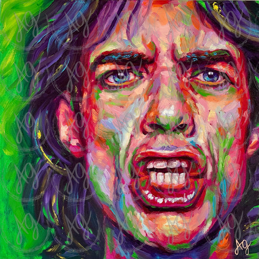 Toile "Mick Jagger"
