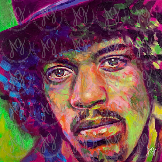 Toile "Jimi Hendrix"