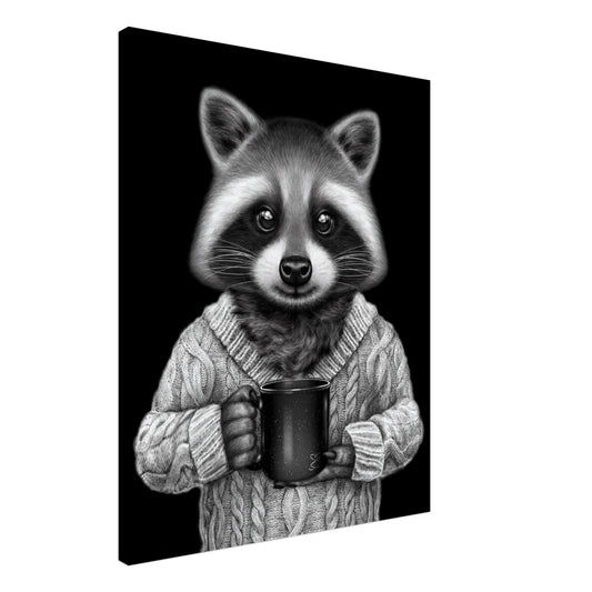 Canvas Raymond the Raccoon
